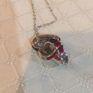 Brighton Blue and Red Spectrum Necklace